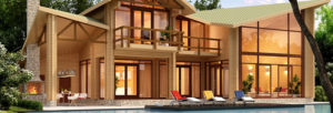 Maison contemporaine en bois