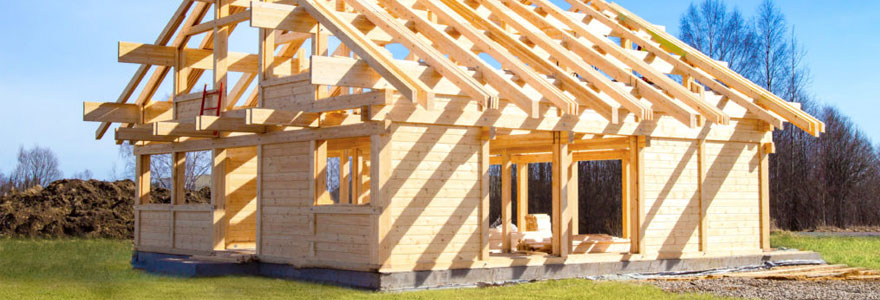 construction d'une maison en bois